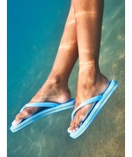 HAVAIANAS BRASIL LOGO Les tongs pour hommes bleu lavande/blanc - Chaussures unisexe - 4