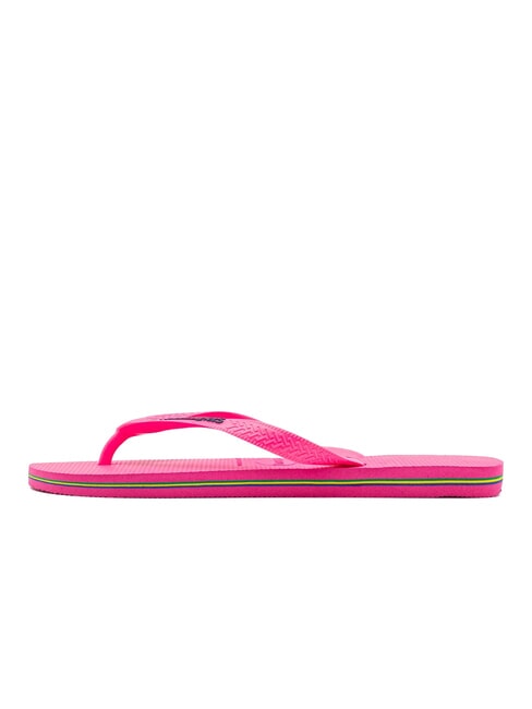  Tongs BRASIL LOGO flux rose/flux rose - Chaussures unisexe