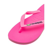 HAVAIANAS  Tongs BRASIL LOGO flux rose/flux rose - Chaussures unisexe - 4