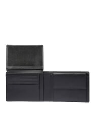 PIQUADRO LIKO Portefeuille avec porte-monnaie Noir - Portefeuilles Homme - 2