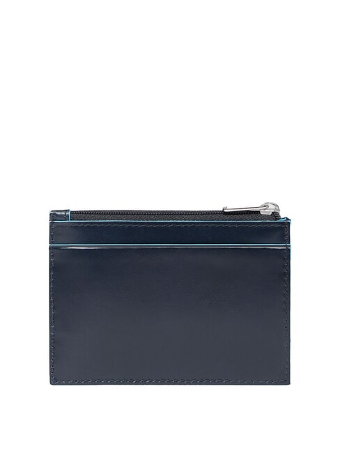 BLUE SQUARE Pochette à clés en cuir bleu - Porte-clés