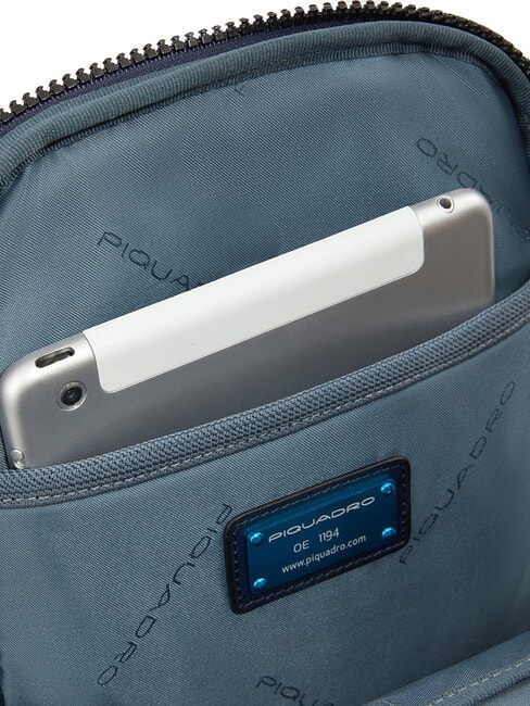 FINN  Sac à dos / Sac bandoulière en cuir bleu - Sacs à dos pour ordinateur portable