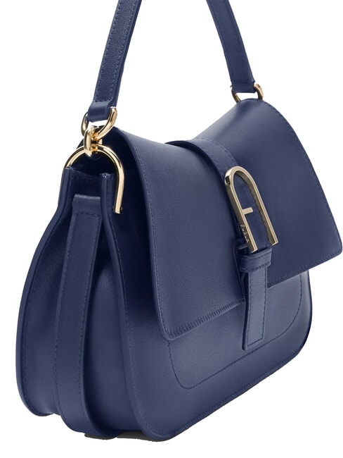 FLOW M Sac à main M en cuir bleu royal - Sacs pour Femme