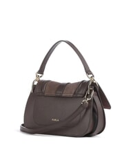 FURLA FLOW Petit sac en cuir avec bandoulière tons expresso - Sacs pour Femme - 2