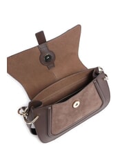 FURLA FLOW Petit sac en cuir avec bandoulière tons expresso - Sacs pour Femme - 4