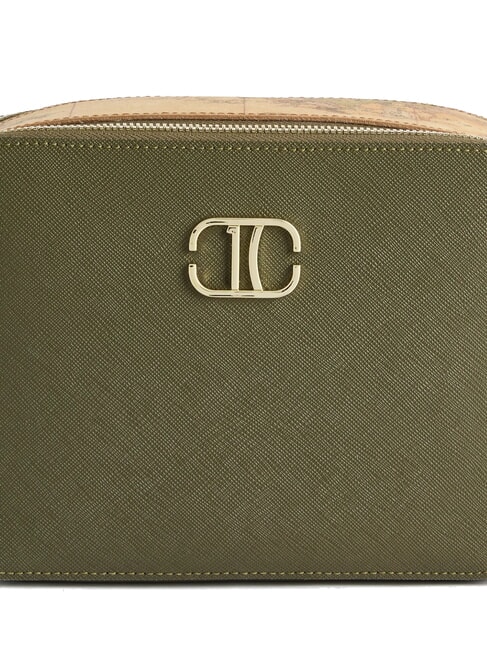 SKYE Sacoche pour appareil photo &agrave; double fermeture &eacute;clair vert mousse - Sacs pour Femme