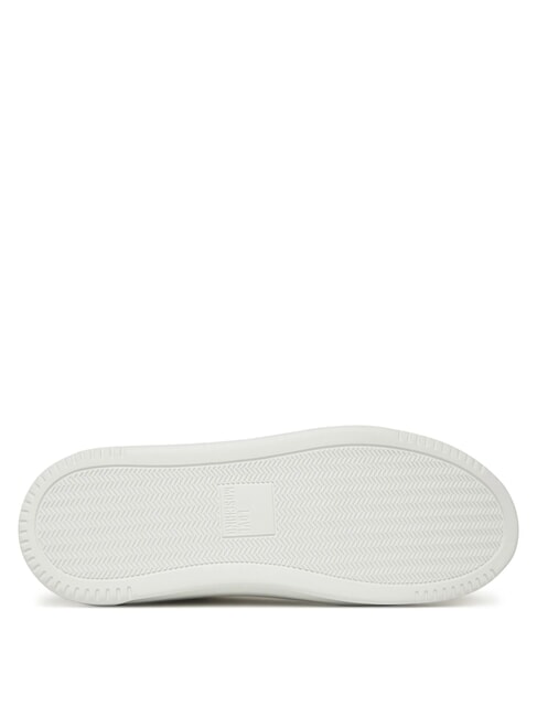 ECLIPSE50 Baskets en cuir blanc/bordeaux - Chaussures Femme