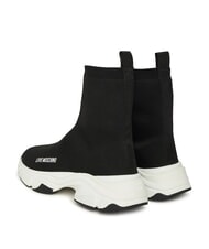 LOVE MOSCHINO STARDUST 60 Baskets en tissu Noir - Chaussures Femme - 3