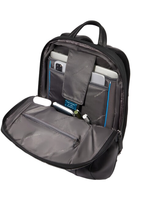 URBAN Sac à dos en cuir pour ordinateur portable 15,6 pouces Noir - Sacs à dos pour ordinateur portable