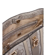 GUESS ERENIA Sac à bandoulière logo taupe foncé - Sacs pour Femme - 4
