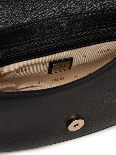 MIMINA Sac à bandoulière avec rabat NOIR - Sacs pour Femme