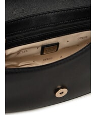 GUESS MIMINA Sac à bandoulière avec rabat NOIR - Sacs pour Femme - 4