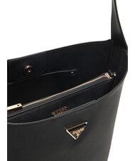 GUESS MERIDIAN 2 Sac seau avec pochette NOIR - Sacs pour Femme - 4