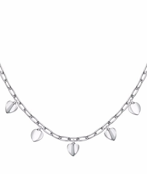 TALISMANI Collier avec 5 petits coeurs ACIER - Colliers