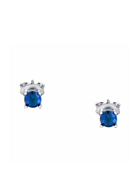 TESORI  Boucles d'oreilles en argent GRIS - Boucles d'oreilles