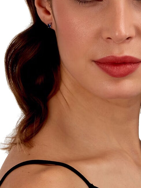 TESORI  Boucles d'oreilles en argent GRIS - Boucles d'oreilles