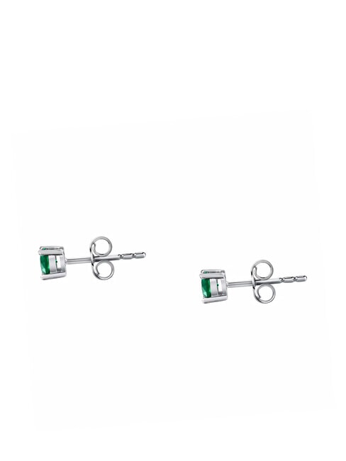 TESORI  Boucles d'oreilles en argent vert - Boucles d'oreilles