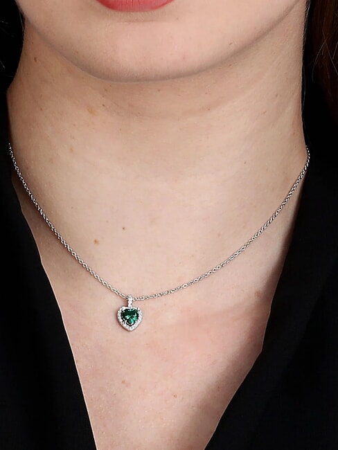 TESORI  Collier en argent 925 vert - Colliers