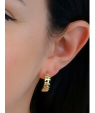 ALVIERO MARTINI PRIMA CLASSE 1CLASSE Boucles d'oreilles avec logo en argent or - Boucles d'oreilles - 2