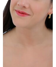 ALVIERO MARTINI PRIMA CLASSE 1CLASSE Boucles d'oreilles avec logo en argent or - Boucles d'oreilles - 3