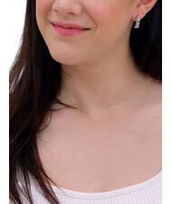 ALVIERO MARTINI PRIMA CLASSE 1CLASSE Boucles d'oreilles avec logo en argent acier - Boucles d'oreilles - 3