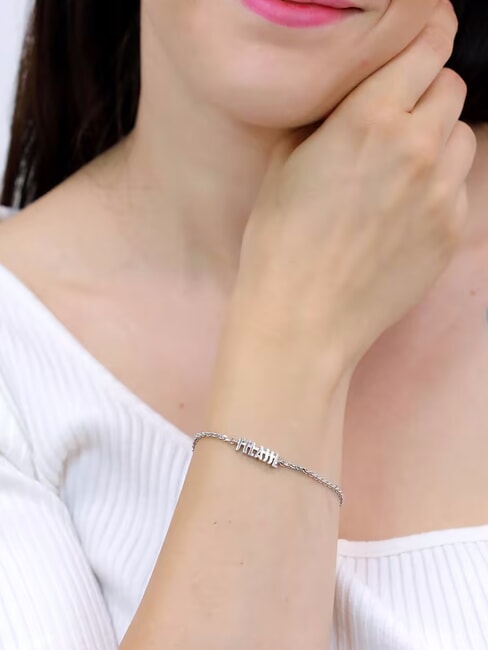 MONTENAPO  Bracelet en argent 925 acier - Bracelets