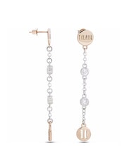 ALVIERO MARTINI PRIMA CLASSE RAMBLA Boucles d'oreilles longues en argent deux tons - Boucles d'oreilles - 3