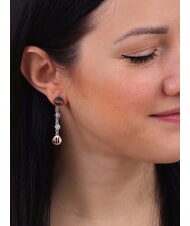 ALVIERO MARTINI PRIMA CLASSE RAMBLA Boucles d'oreilles longues en argent deux tons - Boucles d'oreilles - 4