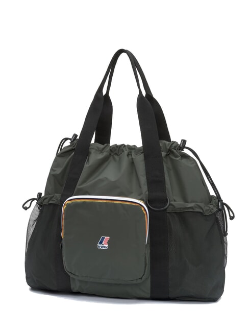 LE VRAI 4.0 JEANETTE Sac fourre-tout pliable à bandoulière vert noirâtre - Sacs pour Femme