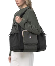 KWAY LE VRAI 4.0 JEANETTE Sac fourre-tout pliable à bandoulière vert noirâtre - Sacs pour Femme - 5