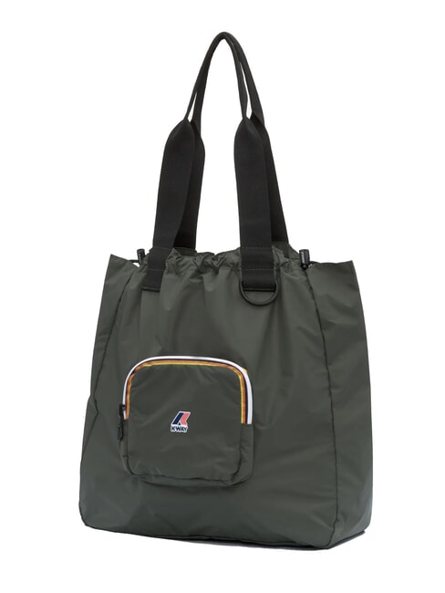 LE VRAI 4.0 VICTORINE Sac à bandoulière pliable vert noirâtre - Sacs pour Femme