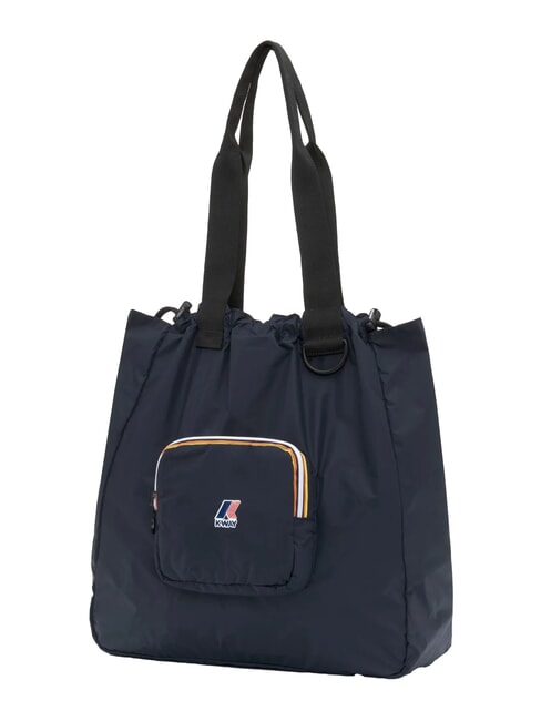 LE VRAI 4.0 VICTORINE Sac à bandoulière pliable profondeur bleue - Sacs pour Femme