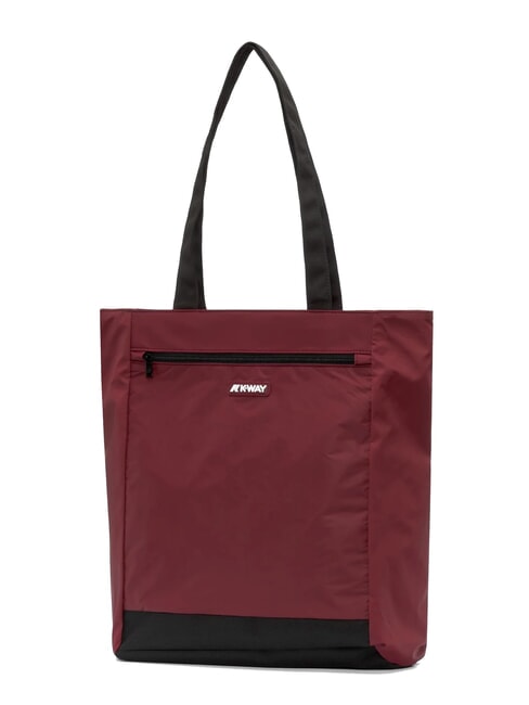 ELLIANT Sac de courses avec poche syrah rouge - Sacs pour Femme