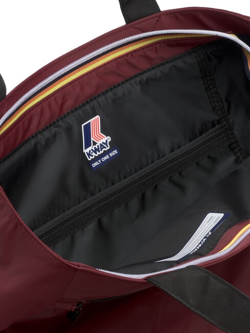 ELLIANT Sac de courses avec poche syrah rouge - Sacs pour Femme