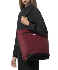 KWAY ELLIANT Sac de courses avec poche syrah rouge - Sacs pour Femme - 4