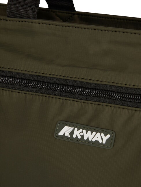 ELLIANT Sac de courses avec poche vert noirâtre - Sacs pour Femme