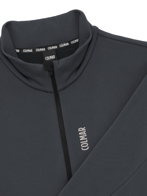 SCI FACETIME Sweat-shirt à col montant et demi-zip tableau noir96 - Pulls molletonnés