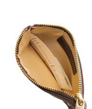 BIASIA EDA Porte-cartes plat en cuir avec zip élaguer - Portefeuilles Femme - 3