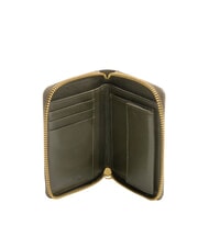 BIASIA EDA Portefeuille en cuir à fermeture éclair de taille moyenne mousse - Portefeuilles Femme - 2