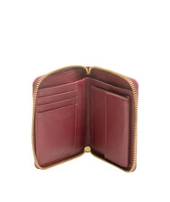 BIASIA EDA Portefeuille en cuir à fermeture éclair de taille moyenne - Portefeuilles Femme