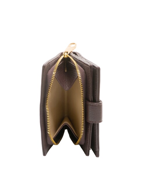 EDA Portefeuille compact en cuir élaguer - Portefeuilles Femme