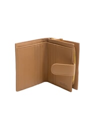 BIASIA EDA Portefeuille compact en cuir chameau - Portefeuilles Femme - 2