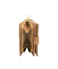 BIASIA EDA Portefeuille compact en cuir chameau - Portefeuilles Femme - 3