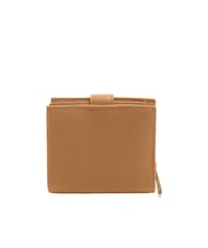 BIASIA EDA Portefeuille compact en cuir chameau - Portefeuilles Femme - 4