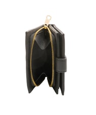 BIASIA EDA Portefeuille compact en cuir noir - Portefeuilles Femme - 3