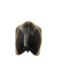 BIASIA EDA Petit portefeuille en cuir zipp&eacute; noir - Portefeuilles Femme - 2