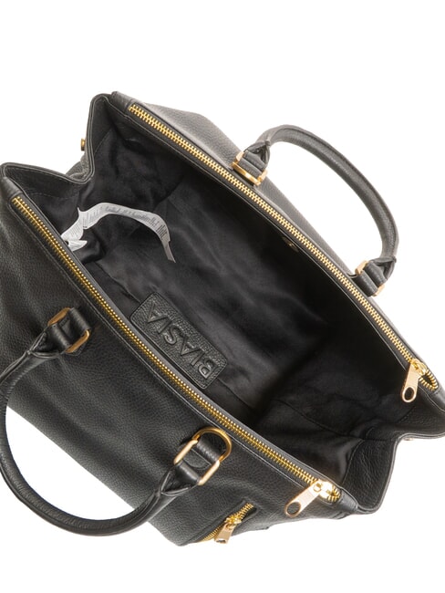 CRUSH Sac à main en cuir avec bandoulière noir - Sacs pour Femme