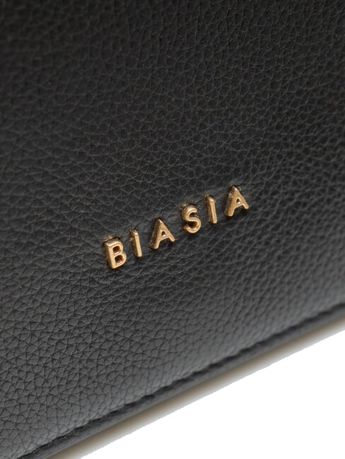 NOVEAU Sac bandoulière en cuir avec rabat noir - Sacs pour Femme