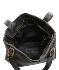 BIASIA NOVEAU Sac à bandoulière en cuir noir - Sacs pour Femme - 5