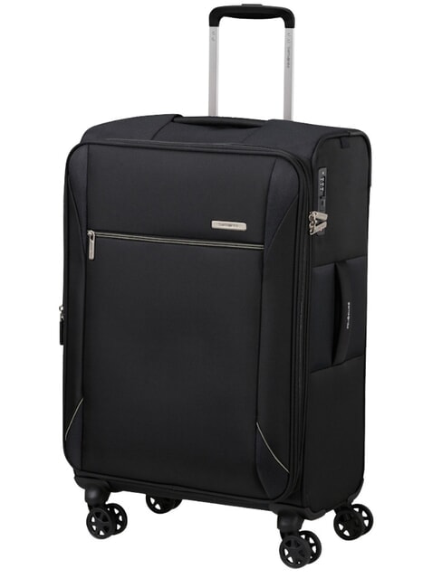 BASE BREEZE Grand chariot extensible NOIR - Valises Semi-rigides